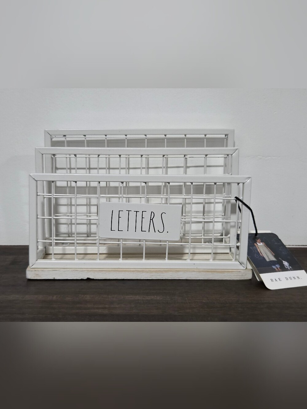Rae Dunn Letter Organizer - "LETTERS."